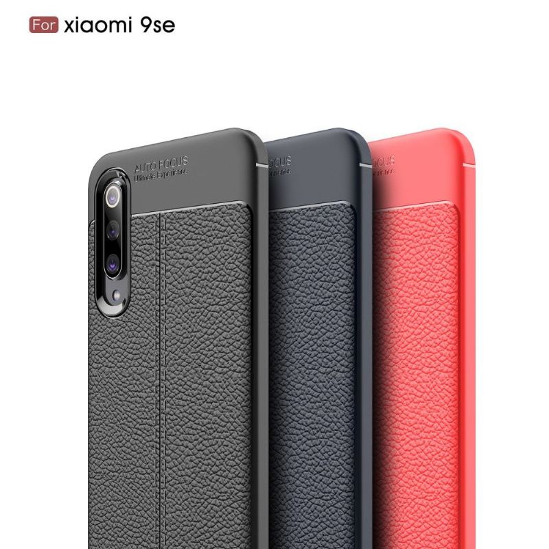 Xiaomi Mi 9 SE - Coque gel finition simili cuir