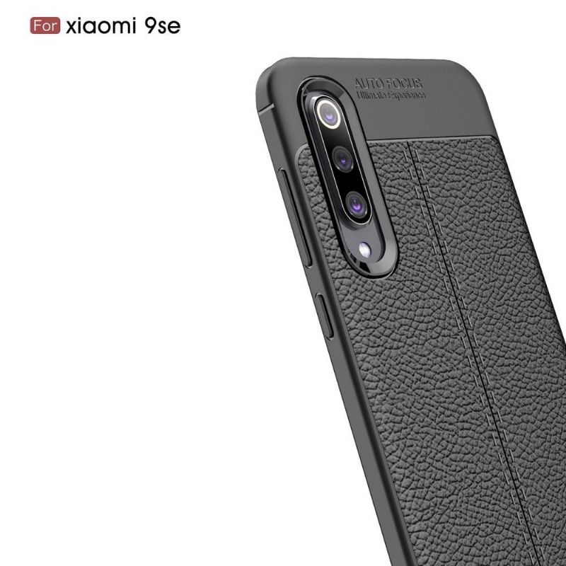 Xiaomi Mi 9 SE - Coque gel finition simili cuir