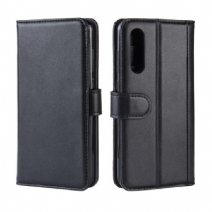 Xiaomi Mi 9 SE - Étui cuir premium porte cartes - Noir