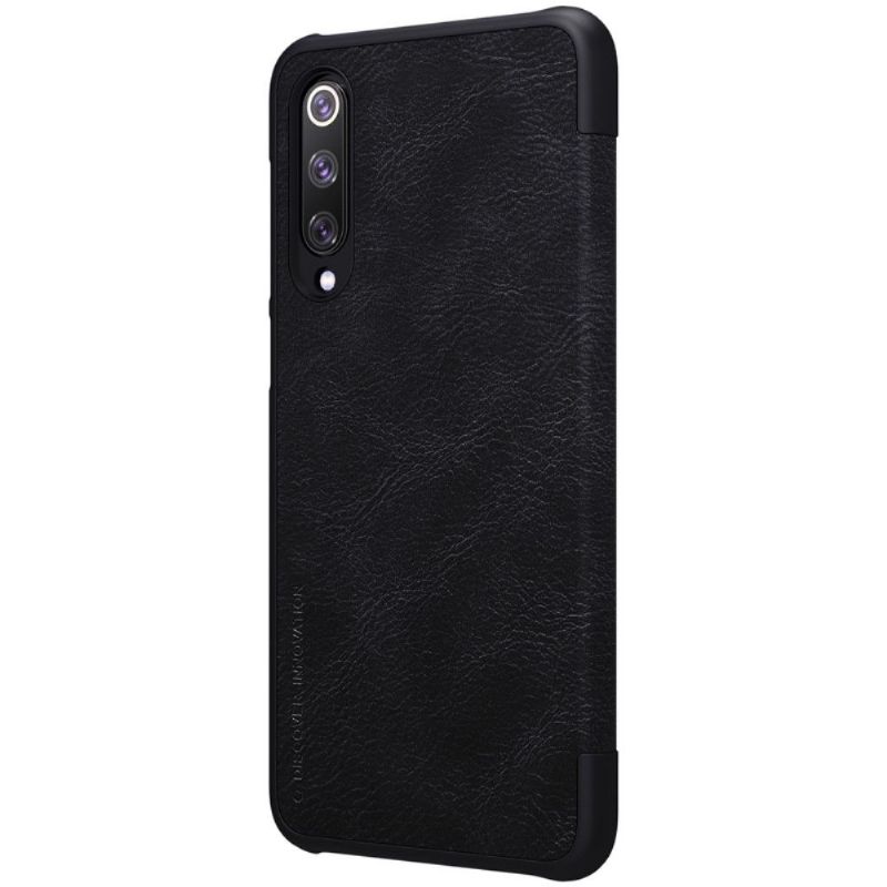 Xiaomi Mi 9 SE - Housse NILLKIN Qin revêtement cuir - Noir