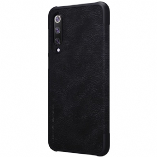 Xiaomi Mi 9 SE - Housse NILLKIN Qin revêtement cuir - Noir