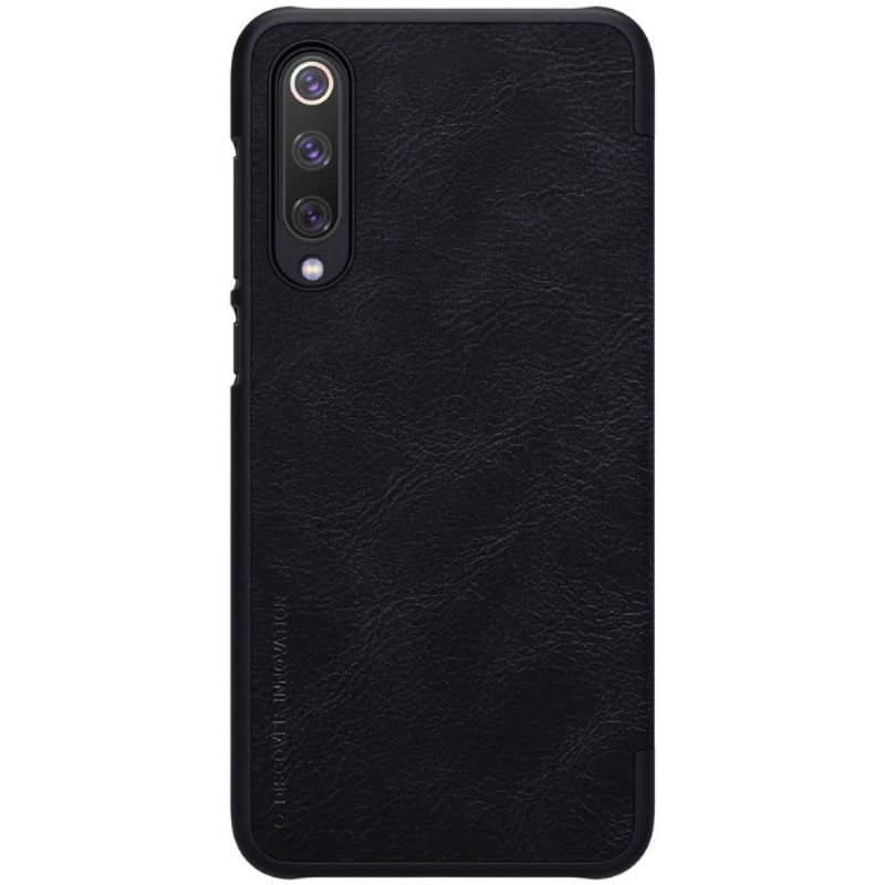 Xiaomi Mi 9 SE - Housse NILLKIN Qin revêtement cuir - Noir