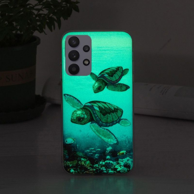 Coque Samsung Galaxy A32 5G Fluorescente Tortues