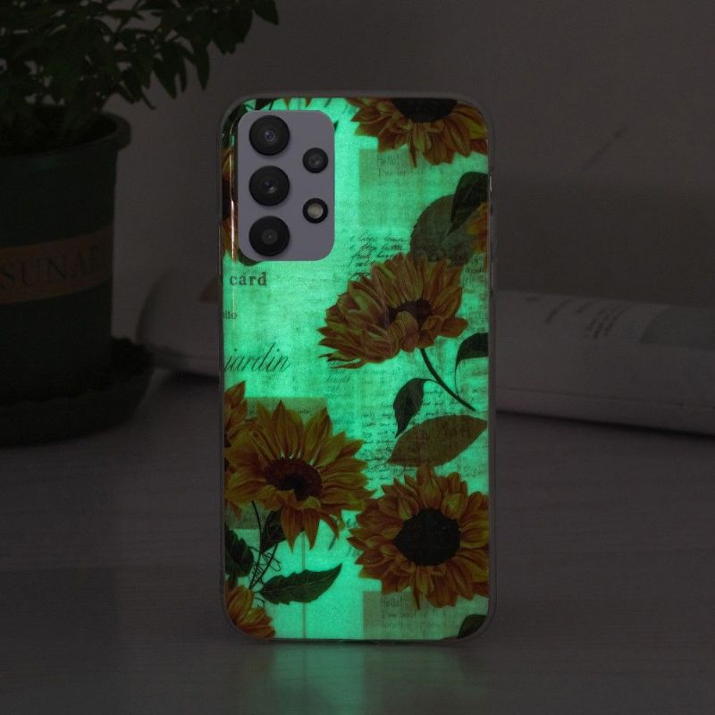 Coque Samsung Galaxy A32 5G Fluorescente Tournesol Vintage