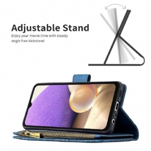 Housse portefeuille Samsung Galaxy A32 5G papillons volants