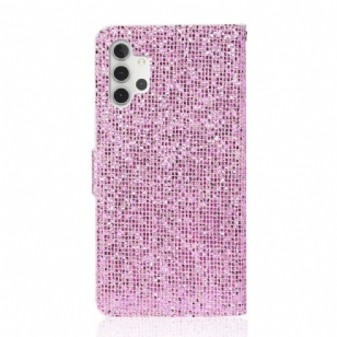 Housse Samsung Galaxy A32 5G Glitter Porte Cartes