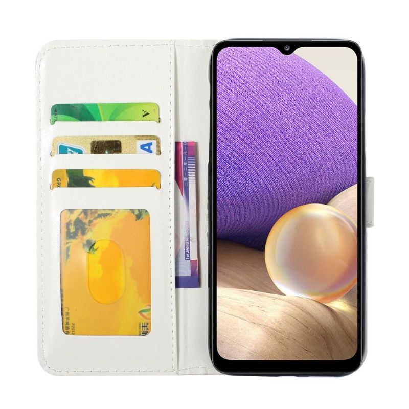 Housse Samsung Galaxy A32 5G papillons colorés