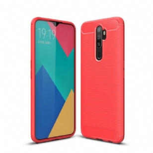 Oppo A9 2020 - Coque brossée carbone