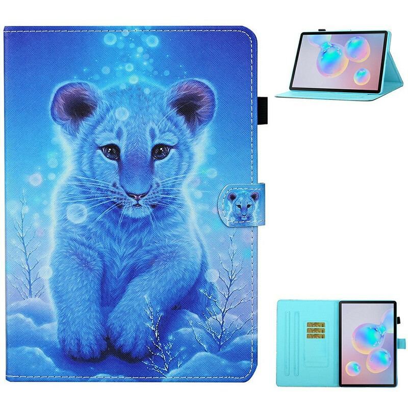 Housse Samsung Galaxy Tab S8 / Tab S7 Bébé Tigre