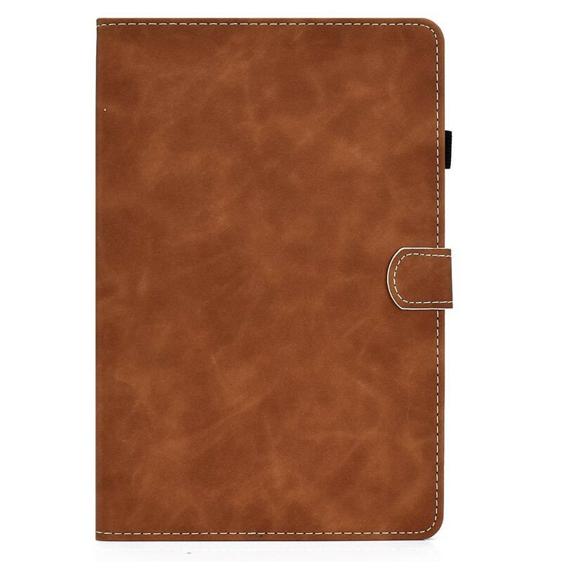 Housse Samsung Galaxy Tab S8 / Tab S7 Effet Cuir Design Vintage