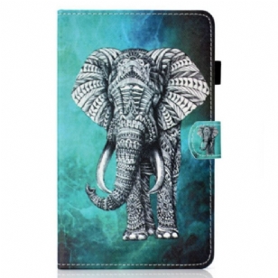 Housse Samsung Galaxy Tab S8 / Tab S7 Éléphant Tribal