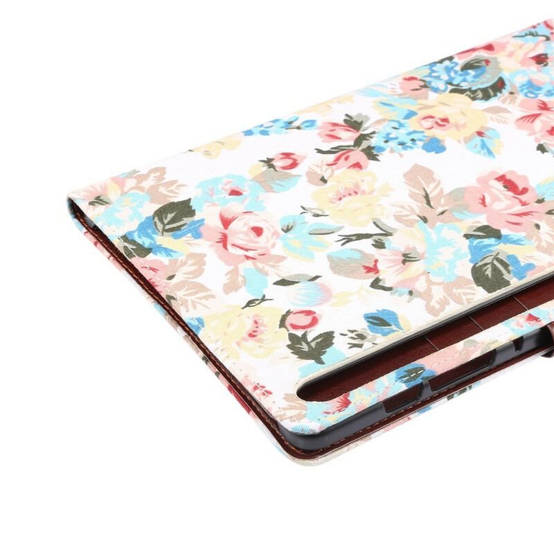 Housse Samsung Galaxy Tab S8 / Tab S7 Fleurs Liberty