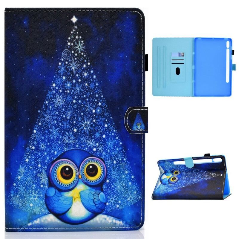 Housse Samsung Galaxy Tab S8 / Tab S7 Hibou