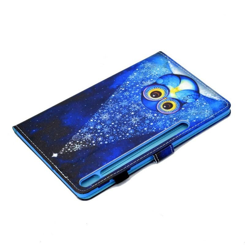 Housse Samsung Galaxy Tab S8 / Tab S7 Hibou