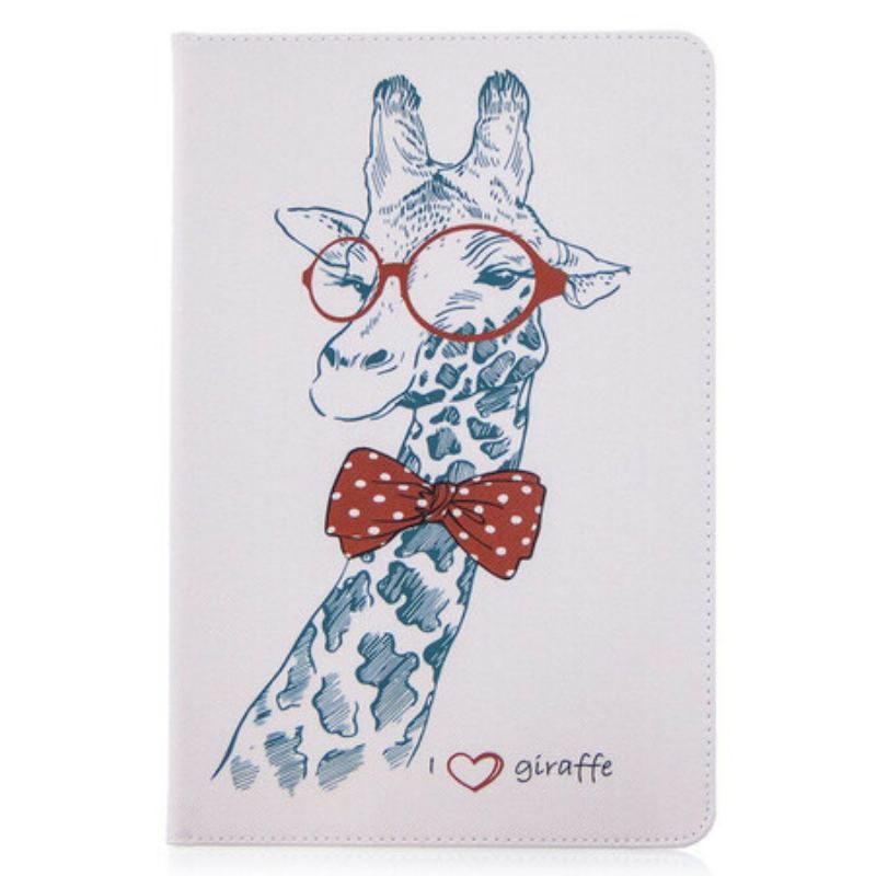 Housse Samsung Galaxy Tab S8 / Tab S7 Motif Imprimé Girafe