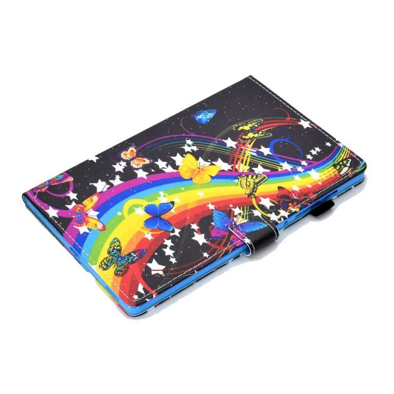 Housse Samsung Galaxy Tab S8 / Tab S7 Papillons Butterfly