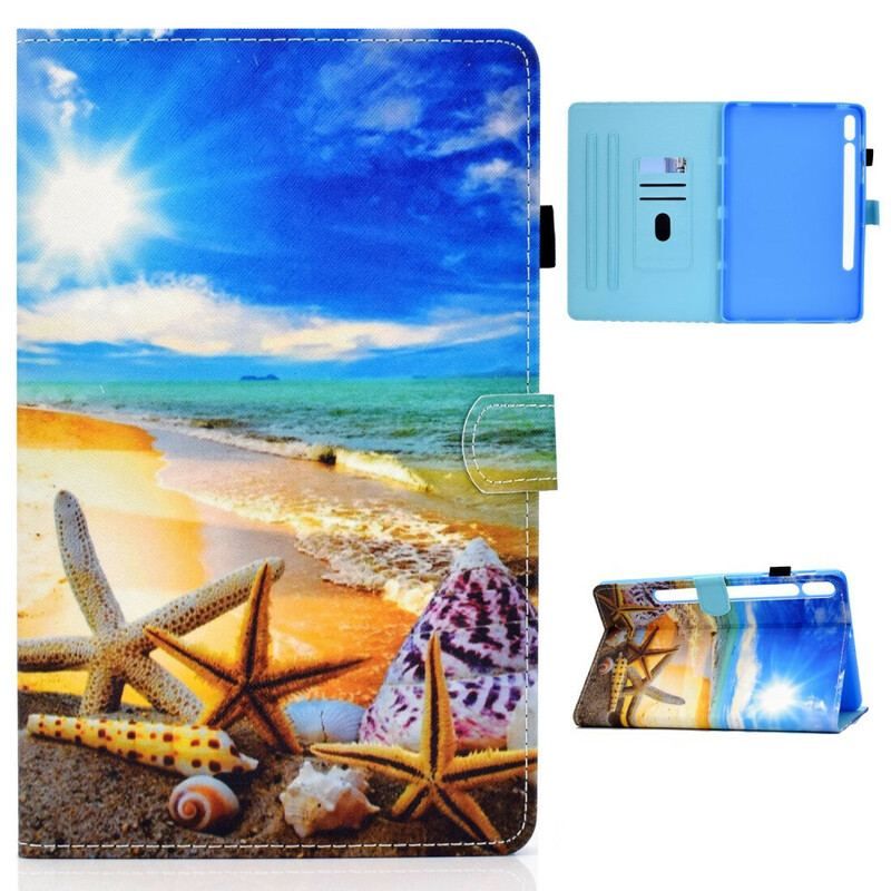 Housse Samsung Galaxy Tab S8 / Tab S7 Plage Fun