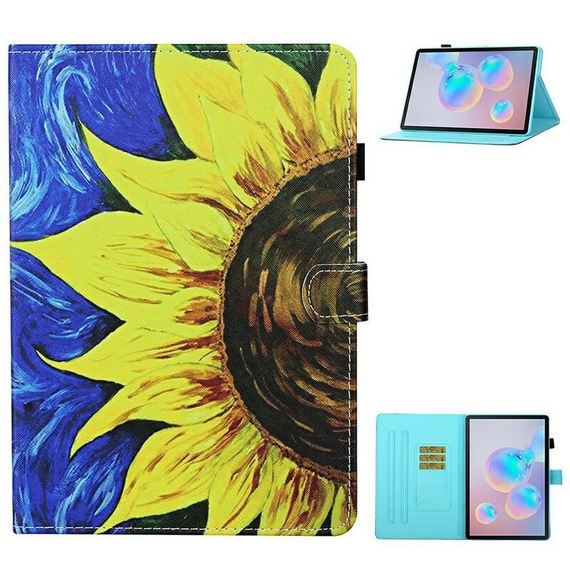 Housse Samsung Galaxy Tab S8 / Tab S7 Tournesol Peint