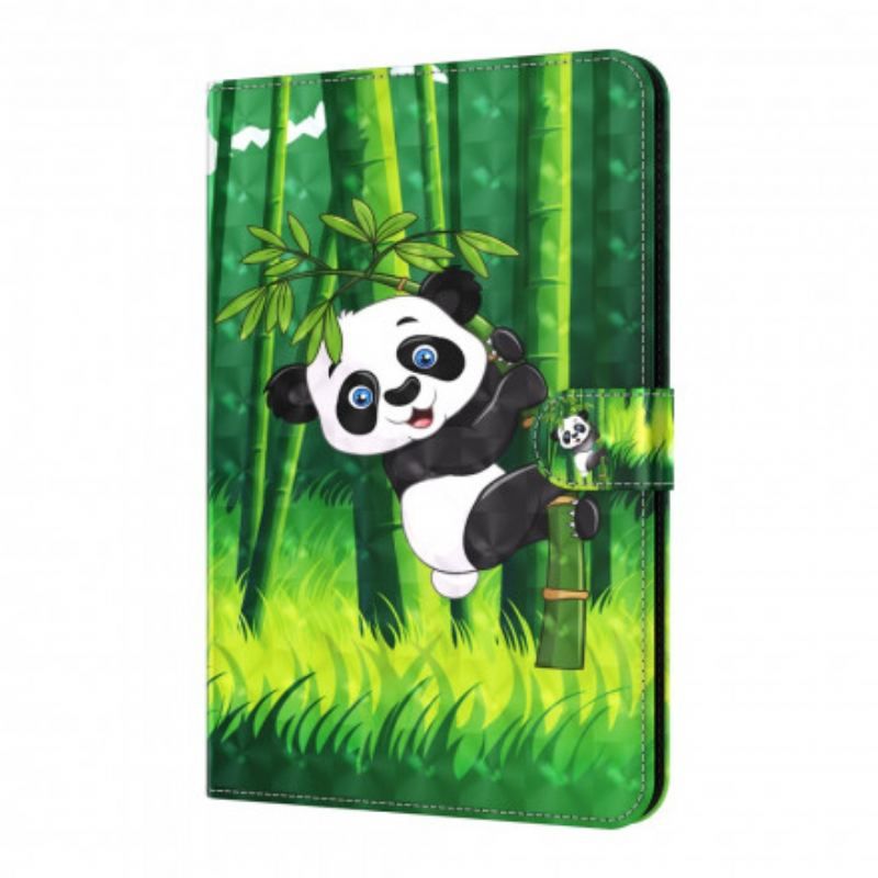 Housse Simili Cuir Samsung Galaxy Tab S8 / Tab S7 Panda