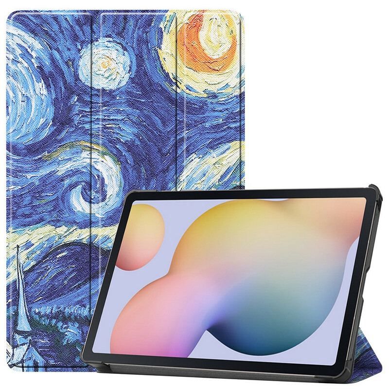 Smart Case Samsung Galaxy Tab S8 / Tab S7 Porte-Stylet Nuit Étoilée