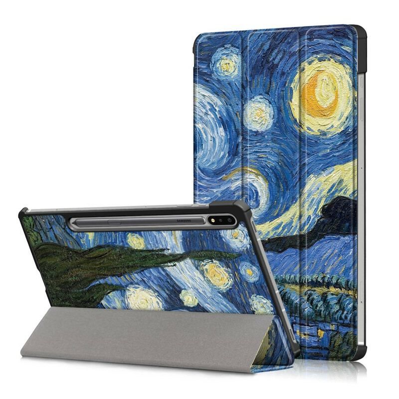 Smart Case Samsung Galaxy Tab S8 / Tab S7 Renforcée Van Gogh