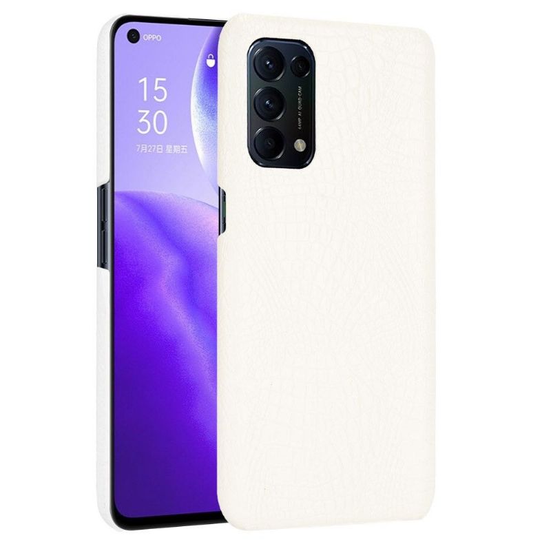 Coque Oppo Find X3 Lite effet peau de croco