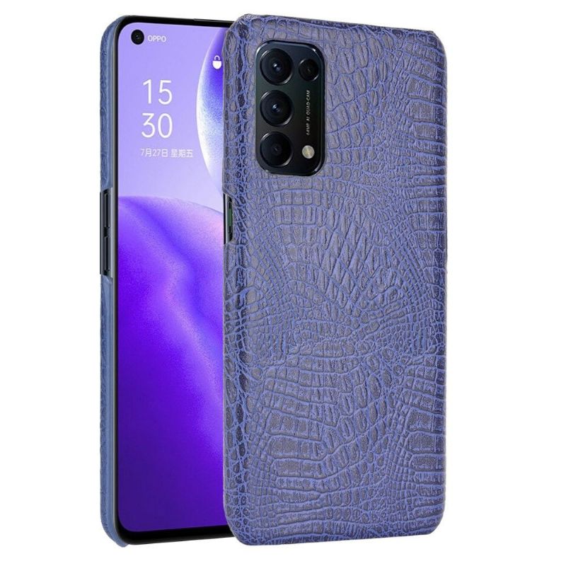 Coque Oppo Find X3 Lite effet peau de croco