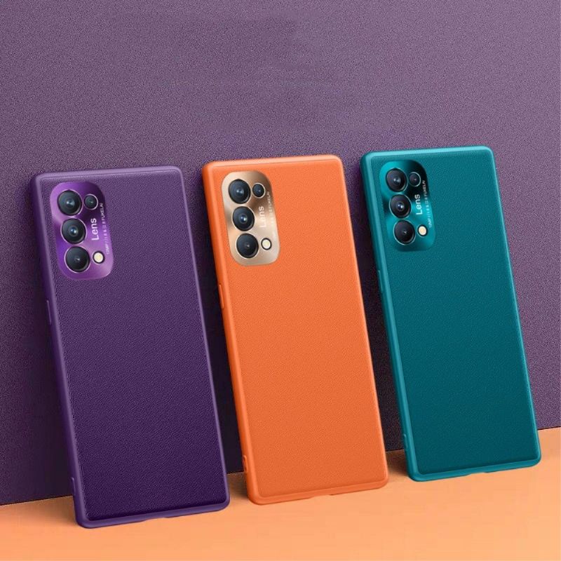 Coque Oppo Find X3 Lite Jacar Design Effet Cuir