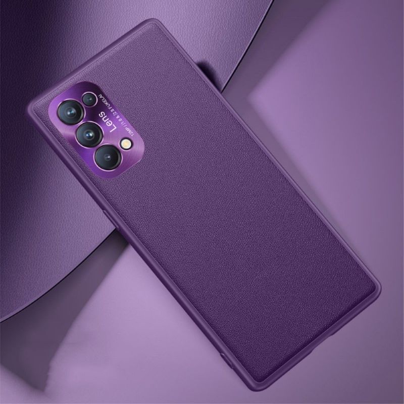 Coque Oppo Find X3 Lite Jacar Design Effet Cuir