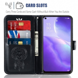 Housse Oppo Find X3 Lite hibou attrape rêves