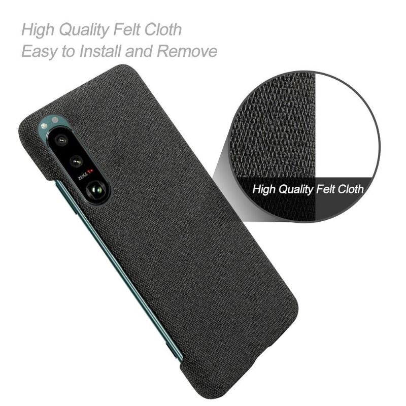 Coque Sony Xperia 5 III revêtement tissu