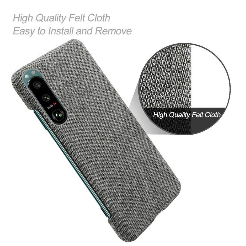 Coque Sony Xperia 5 III revêtement tissu