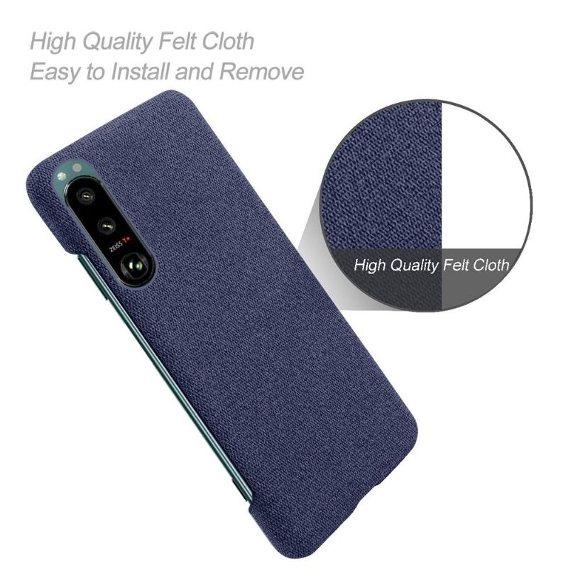 Coque Sony Xperia 5 III revêtement tissu