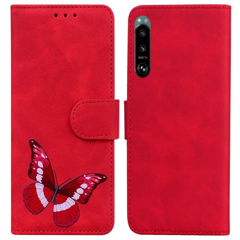 Housse Sony Xperia 5 III Protection papillon coloré