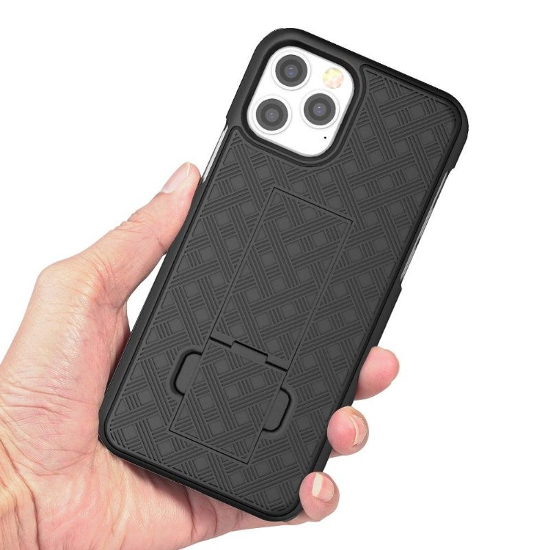 Coque iPhone 12 mini intégrale avec clip ceinture