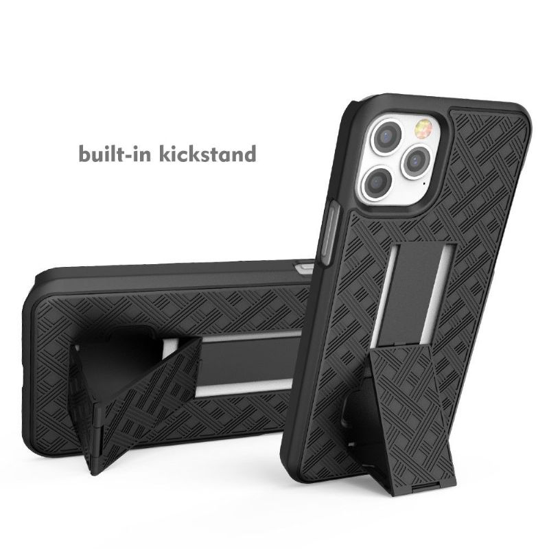 Coque iPhone 12 mini intégrale avec clip ceinture