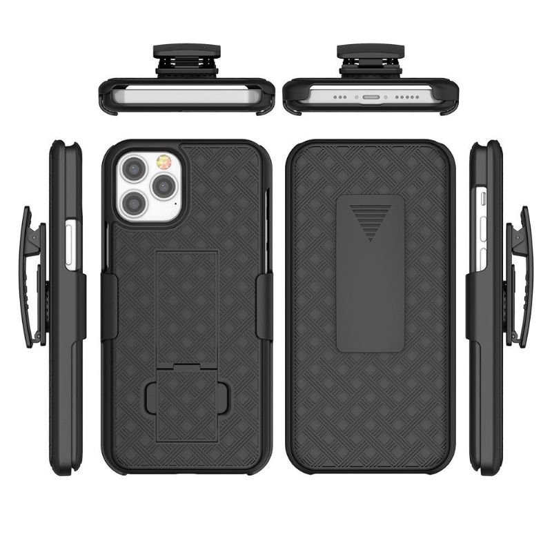 Coque iPhone 12 mini intégrale avec clip ceinture