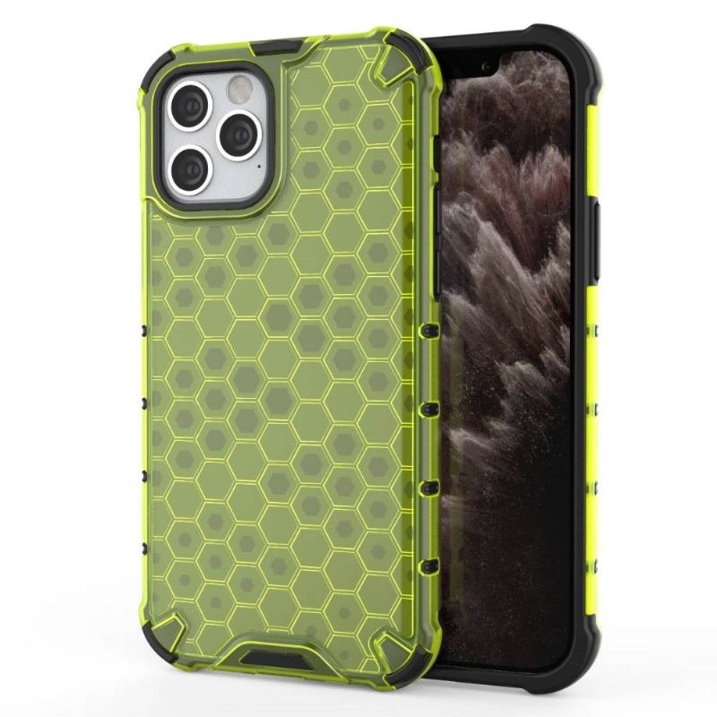 Coque iPhone 12 / 12 Pro Design Nid d'abeille