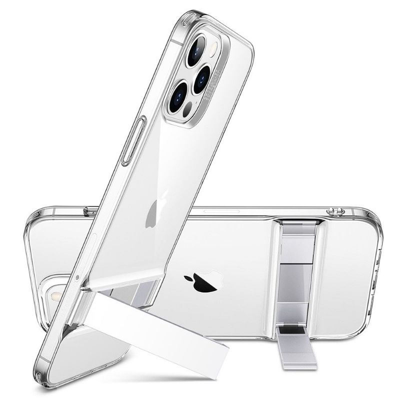 Coque iPhone 12 / 12 Pro ESR transparent avec support métal