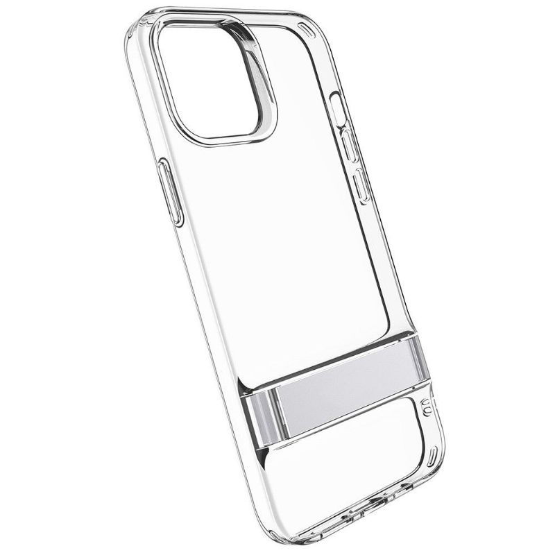 Coque iPhone 12 / 12 Pro ESR transparent avec support métal