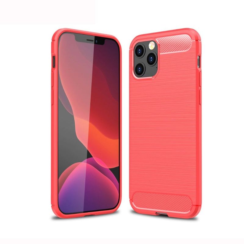 Coque iPhone 12 / 12 Pro Flexible Effet Brossé