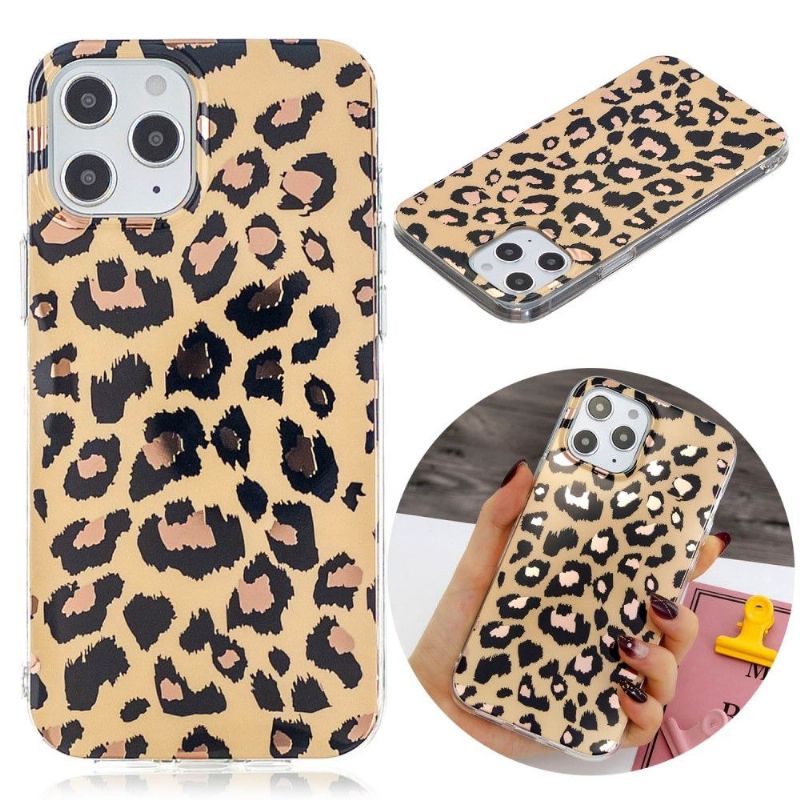 Coque iPhone 12 Pro Flexible Léopard