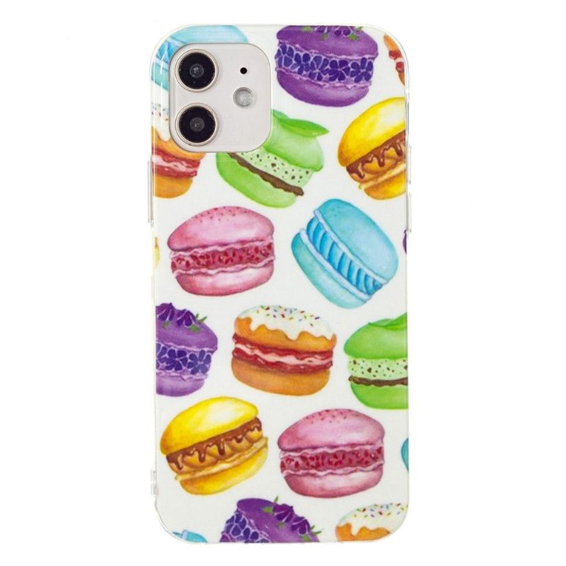 Coque iPhone 12 / 12 Pro Fluorescente Macarons