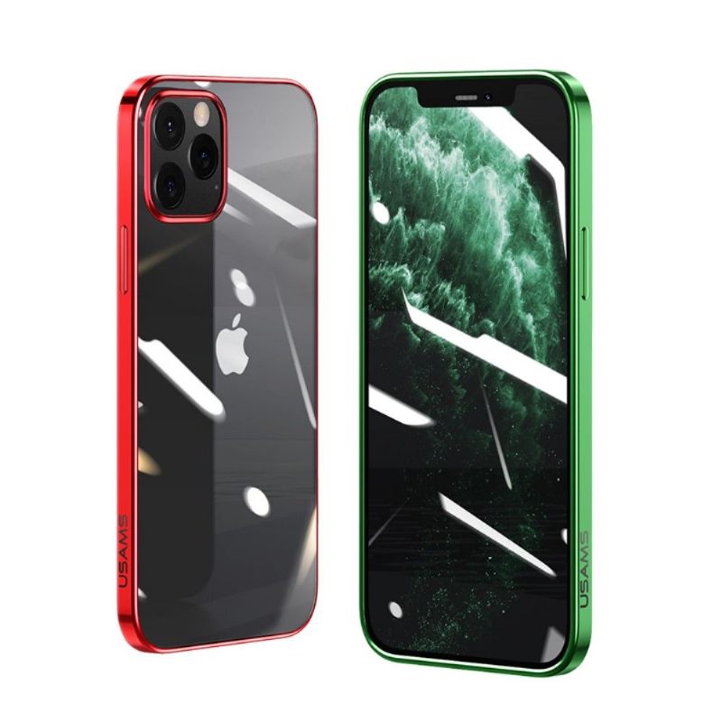 Coque iPhone 12 / 12 Pro Transparente Contours Couleurs