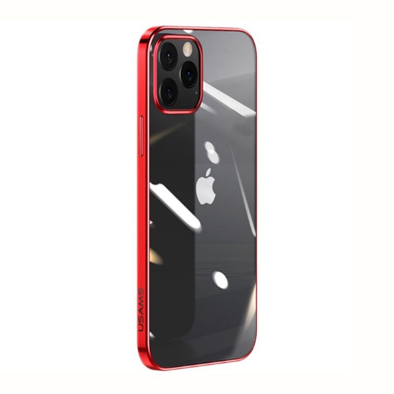 Coque iPhone 12 / 12 Pro Transparente Contours Couleurs