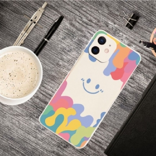 Coque iPhone 12 Splash Smiling en silicone