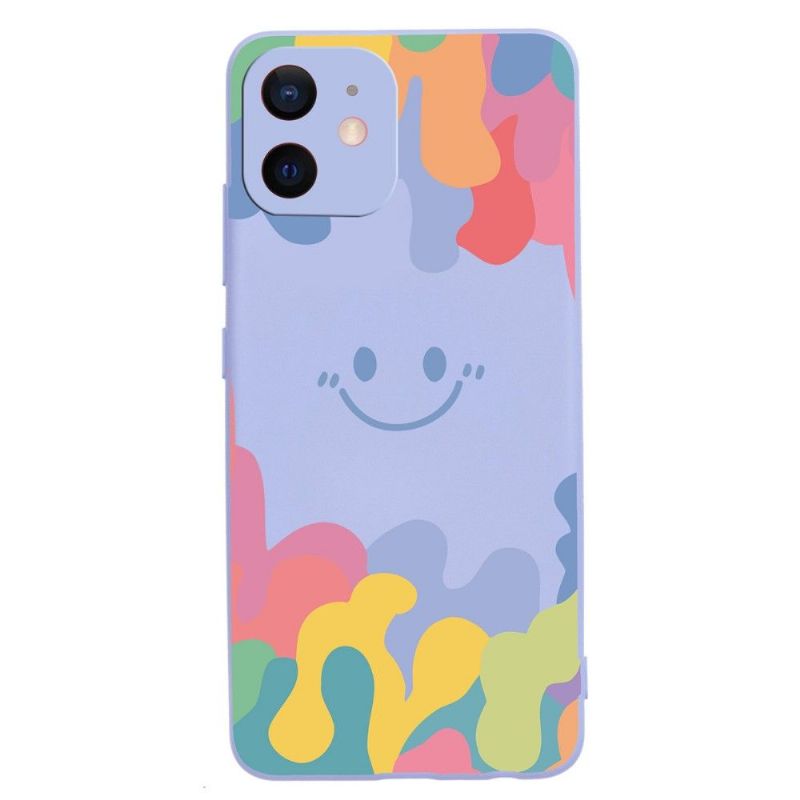 Coque iPhone 12 Splash Smiling en silicone