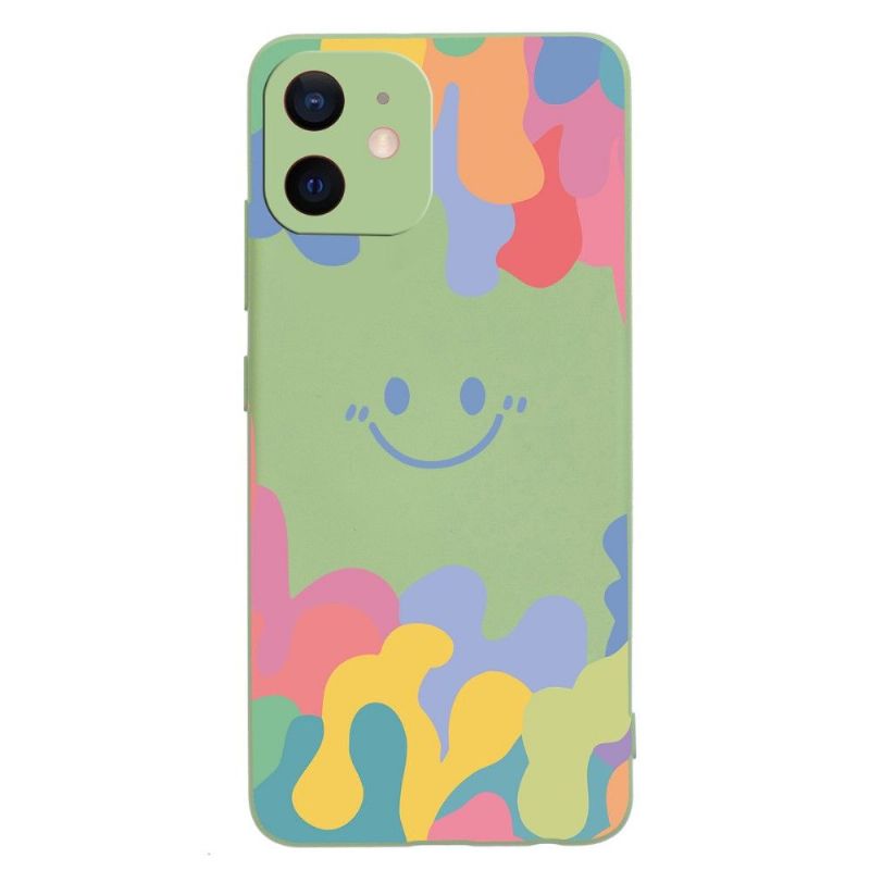 Coque iPhone 12 Splash Smiling en silicone