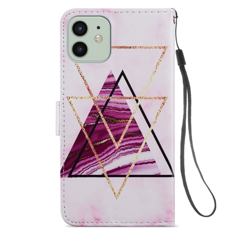 Housse iPhone 12 / 12 Pro Design Triangles