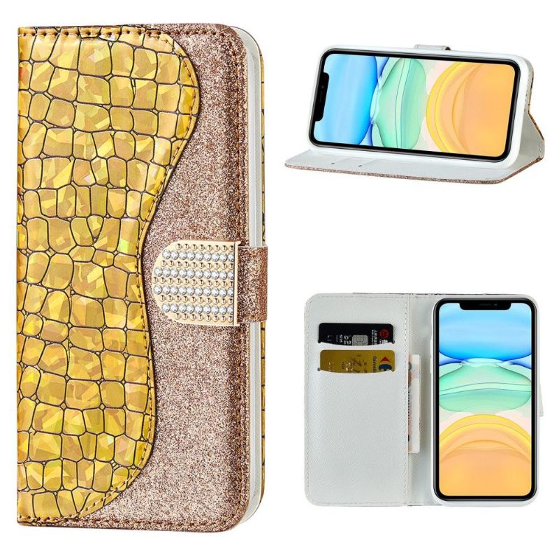 Housse iPhone 12 Pro / 12 Luxury Effet Croco